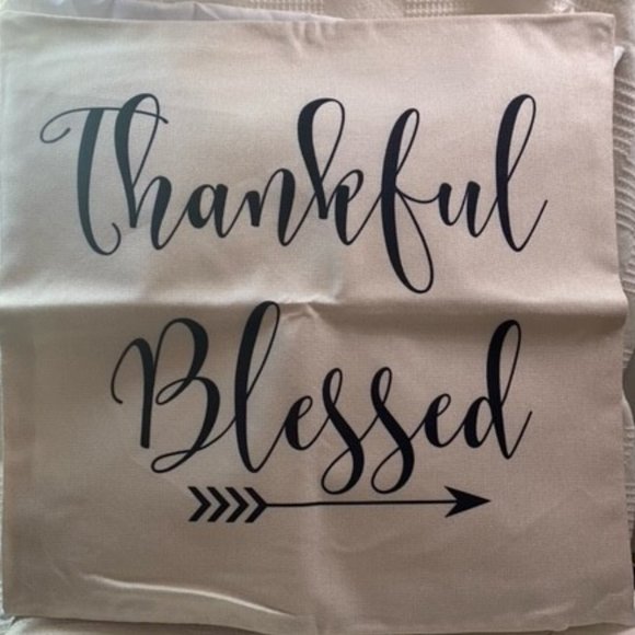 Harvest Pumpkin Decor Throw Pillow Covers 18 X 18 Set of 4 - Picture 2 of 4